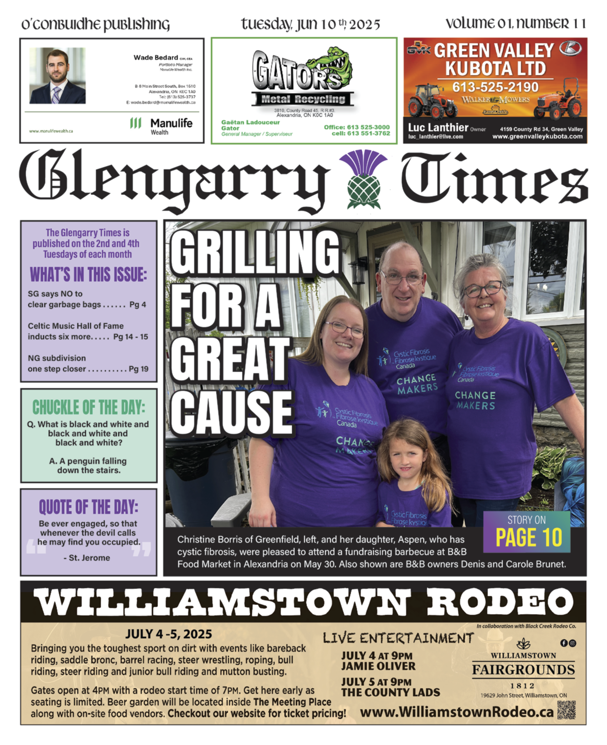 11 - Glengarry Times