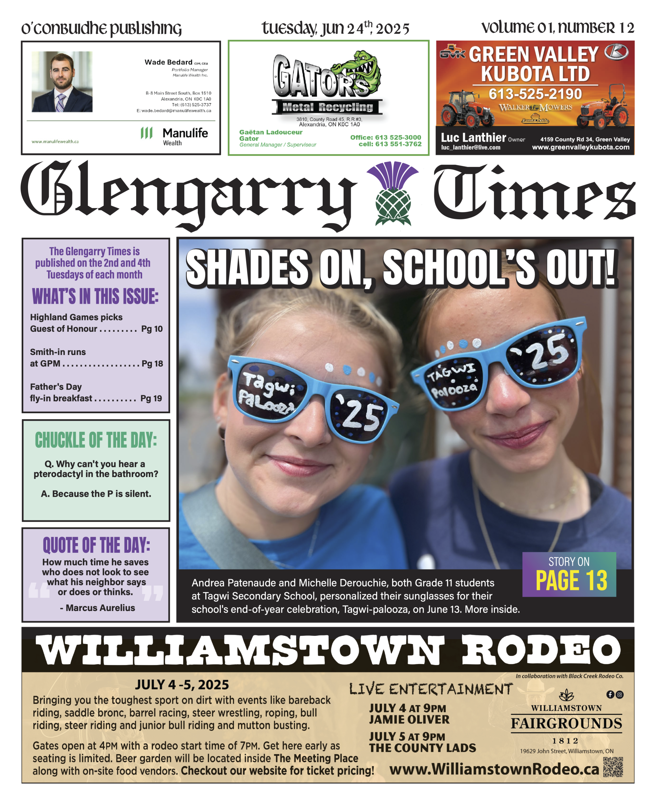 12 - Glengarry Times