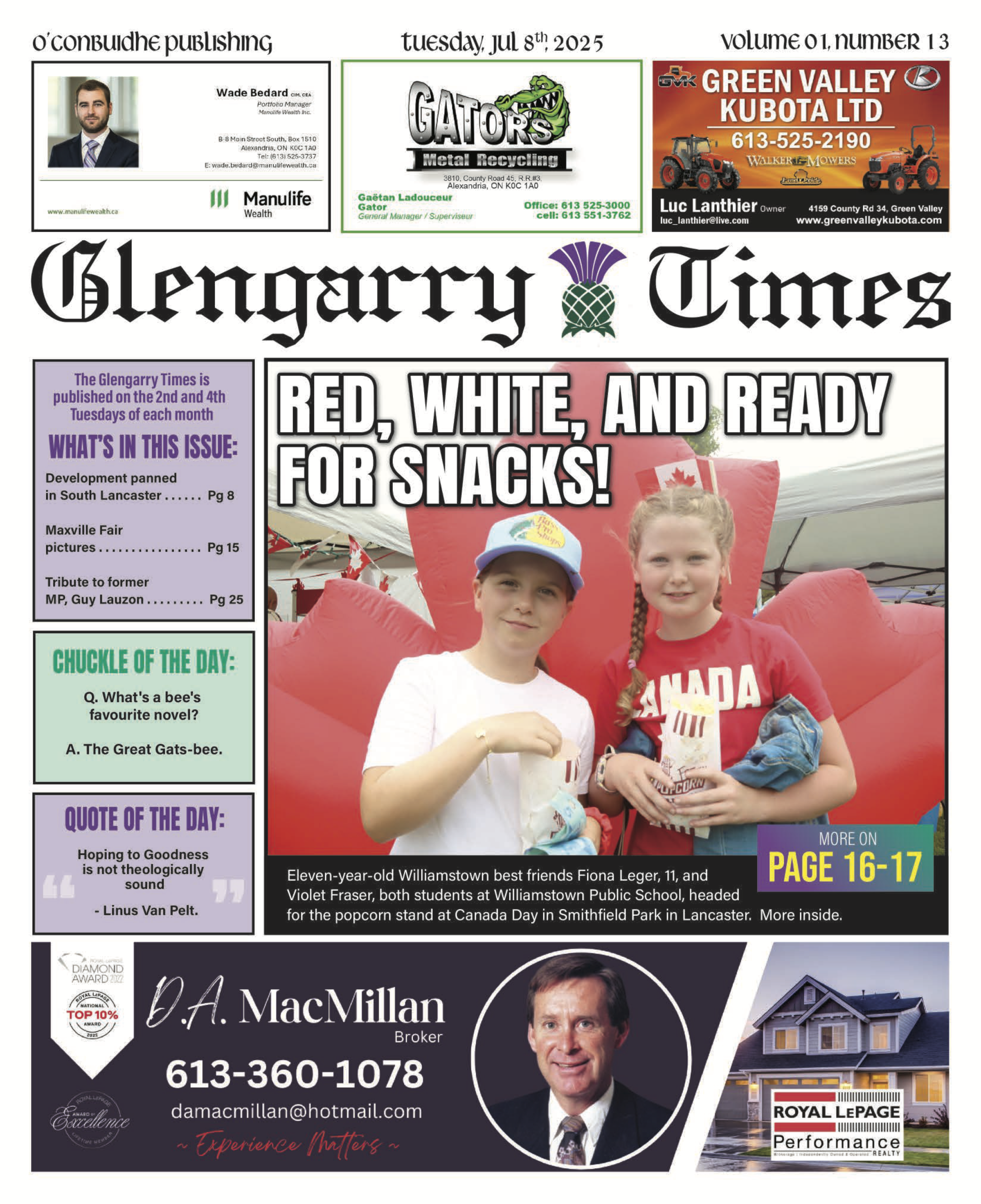 13 - Glengarry Times