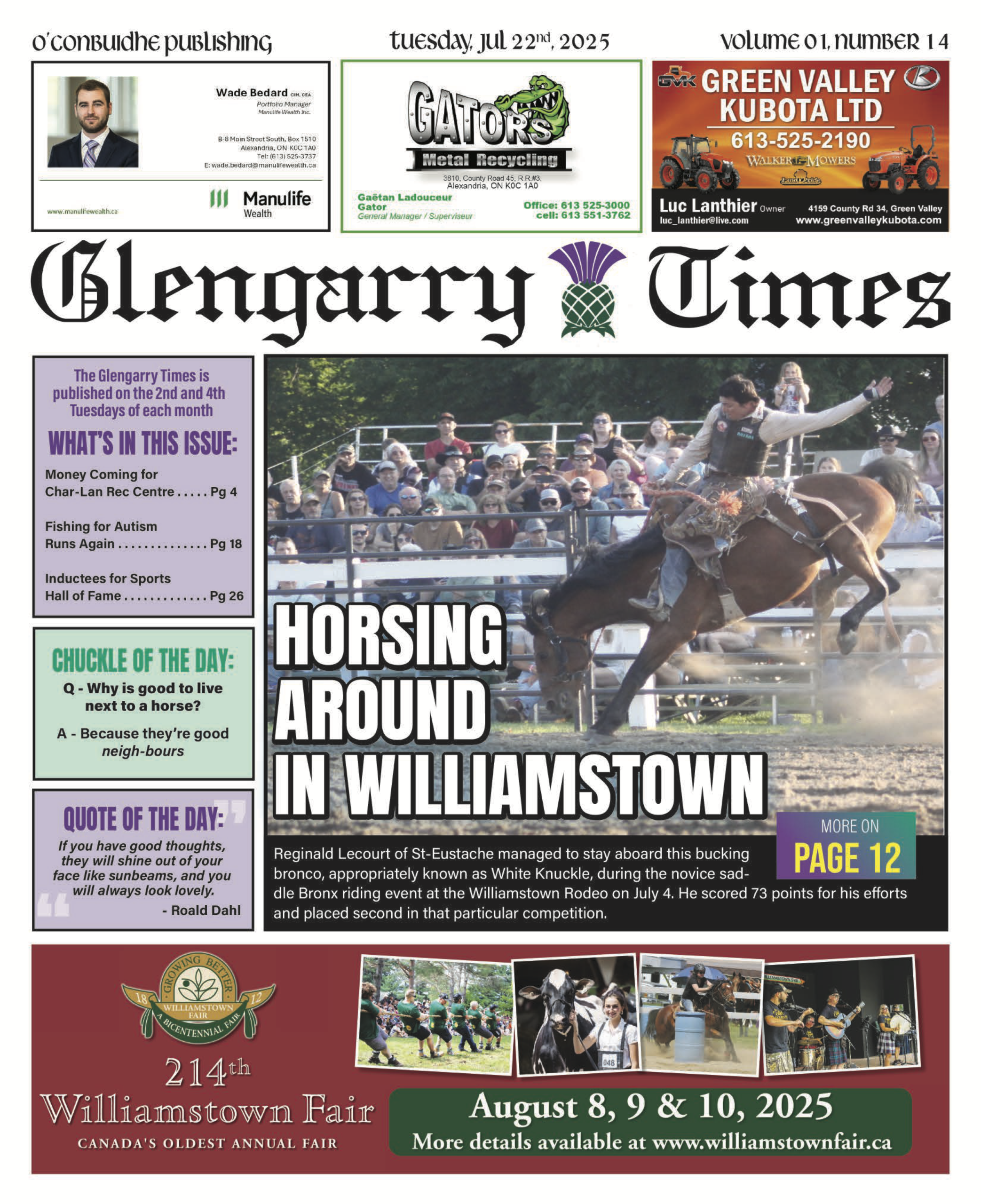 14 - Glengarry Times