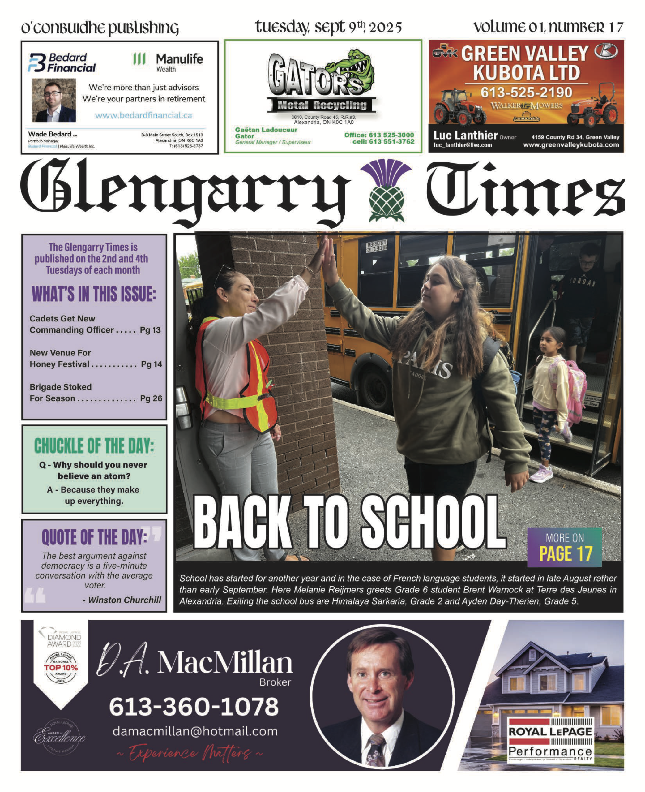 17 - Glengarry Times