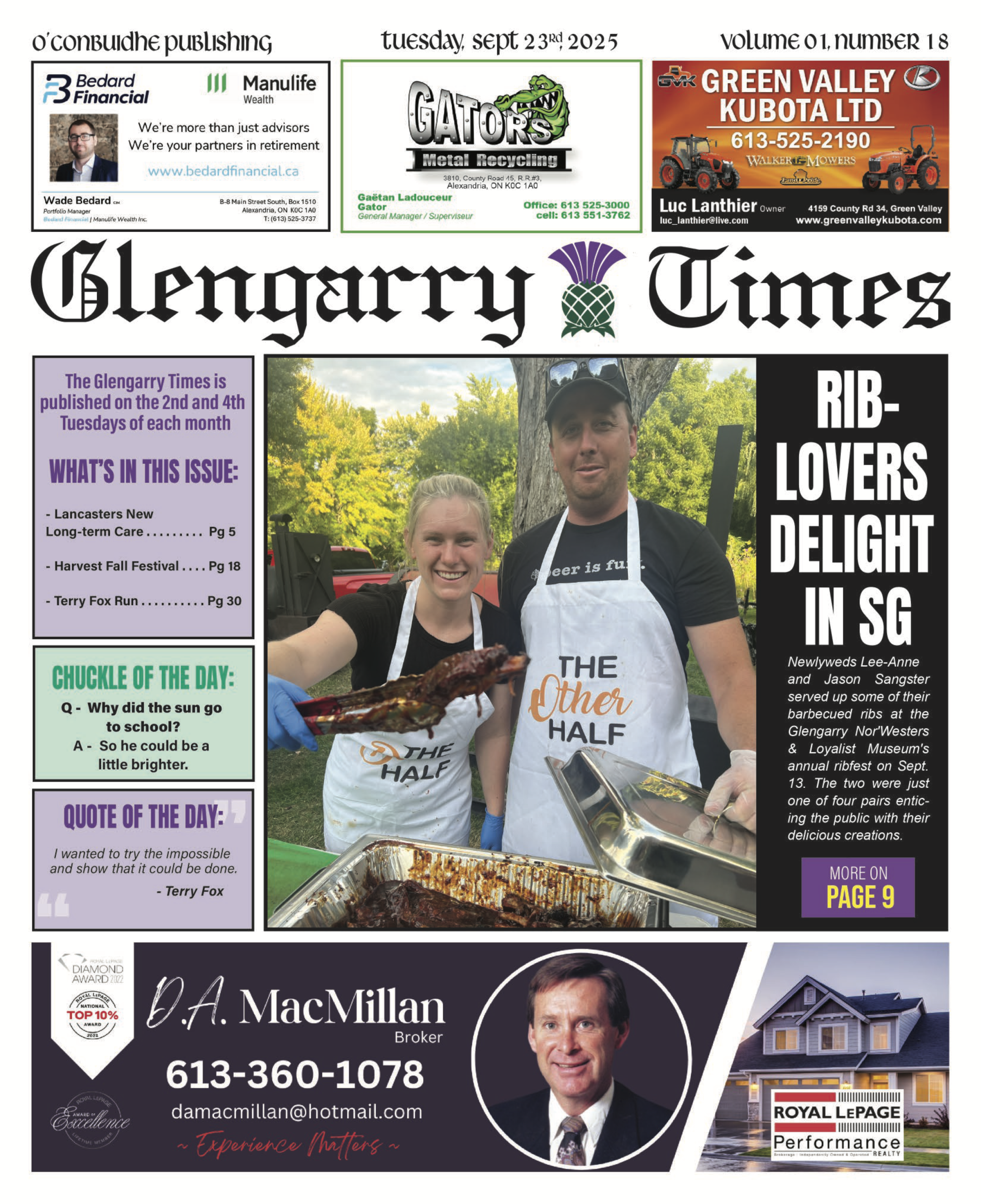 18 - Glengarry Times