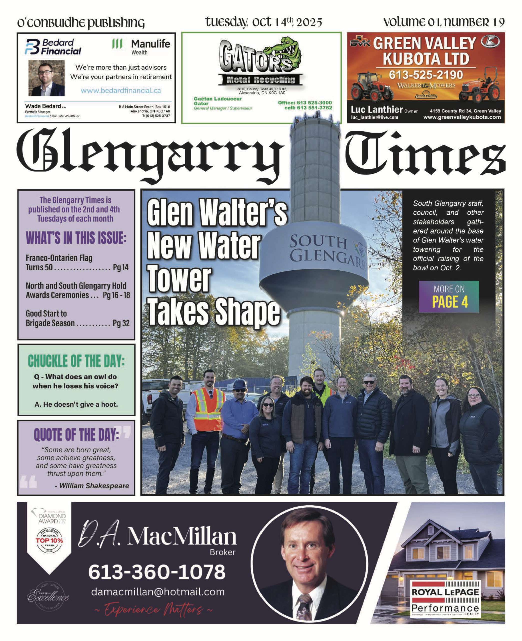 19 - Glengarry Times